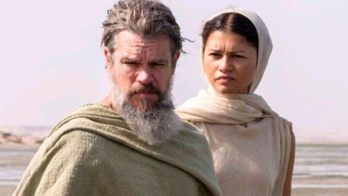 Christopher Nolan revela novas imagens de A Odisseia com Robert Pattinson, Zendaya e cenários em chamas