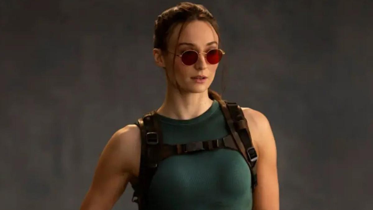Divulgada primeira imagem de Sophie Turner como Lara Croft na série Tomb Raider